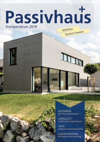 Mehr über den Artikel erfahren Jetzt lieferbar: Passivhaus Kompendium 2019 – Titelbild von uns !
